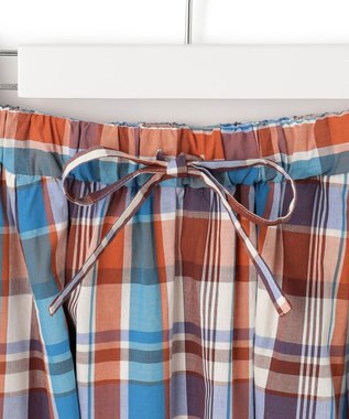 J.PRESS YORK STREET 【WOMEN】チェックフレアスカート ホワイト系3