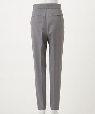 23区 【エステータ】ウールシルクギャバジン パンツ ライトグレー系