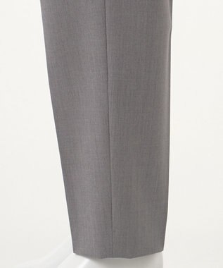 23区 【エステータ】ウールシルクギャバジン パンツ ライトグレー系