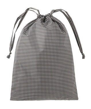 MOONBAT FLAT PURE サイクル レインポンチョ チェック 自転車 収納袋付き ブラック