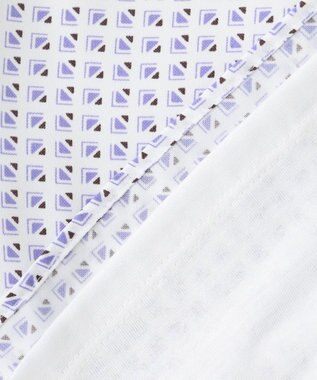 J.PRESS LADIES 幾何プリント ボウタイ カットソー ふじ色系5