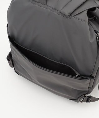 Y'SACCS ミリタリーフラップリュックサック ダークグレー