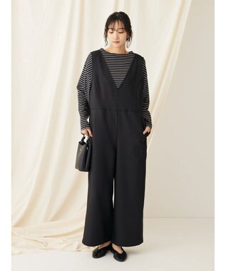 CRAFT STANDARD BOUTIQUE ボーダーワッフルプルオーバー Black