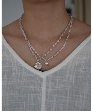 yoaa シルバー925 キクネックレス シルバー925