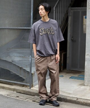 WEGO 【ウエストゴム/ドライ/速乾/MLサイズ展開】ピグメントDRYイージーパンツ ブラウンその他