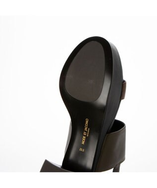 MODE ET JACOMO <MODE ET JACOMO>厚底ダブルベルトサンダル カーキコンビ