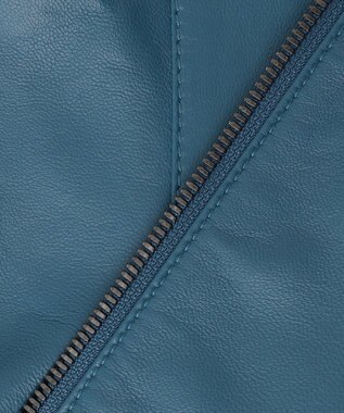 JOSEPH HOMME ライトラムナッパ レザー   シングルライダース ダルブルー系