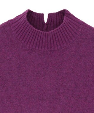 AMERICAN HOLIC モックネックコクーンニットプルオーバー Purple