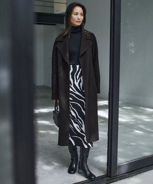 ICB ストレッチロングブーツ ブラック系