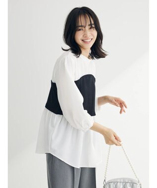 Green Parks リブビスチェドッキングプルオーバー Black