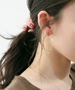 CÉLINE ピアス フィービー ダブルラインフープピアス / Phoebe