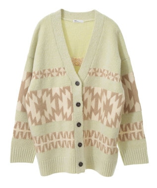 ARGUE オルテガ　ハンドニットガウンコート オルテガ柄ニットカーディガン / CRAFT STANDARD BOUTIQUE