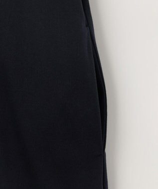 J.PRESS LADIES 【接触冷感・UVケア】コンパクトコットンスムース バンドカラー ワンピース ネイビー系