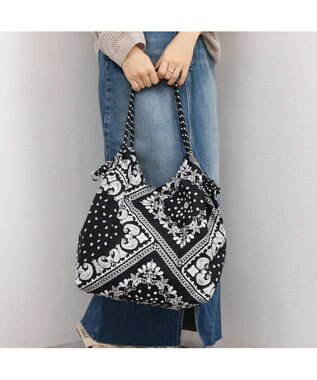 UNBILLION カシュカシュ cachecache / カジュアルパターンビッグトート