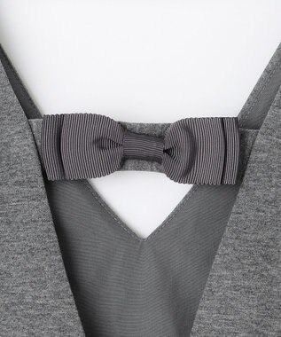 組曲 KIDS 【150-160㎝】ダンボールニット ジャンスカ グレー系