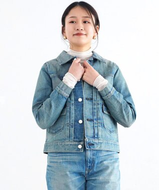 caqu modern jacket type 2nd. デニムジャケット USED WASH 3years