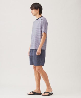 UNFILO MENS 【OCEANS 雑誌・web 掲載】スマート ストレッチ TEE【男女兼用/ギフトにもおすすめ】 ピンクボーダー