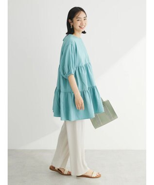 Green Parks ・ＥＬＥＮＣＡＲＥ　ＤＵＥ　ティアードチュニック Light Green