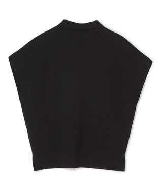 BEIGE， NADIA / ストレッチ スキッパーニット Black