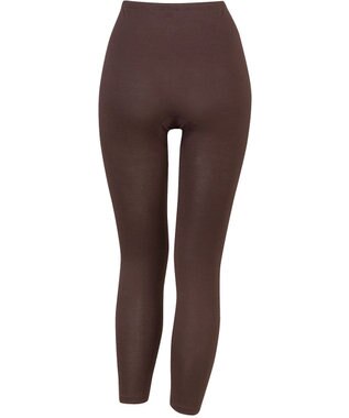 Wing あったかインナー オーガニックコットン混  やわらかくやさしい肌ざわり 【綿の贅沢オーガニック】 綿混 ボトム 足首丈 秋 冬 ER4831 ウイング／ワコール カカオ