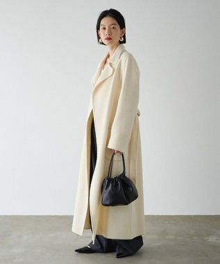 russet レザー巾着4WAYショルダーバッグ(CE-1454) Black