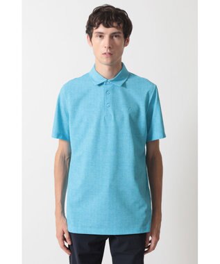 DAKS DAKS GOLF DDロゴ メッシュデニムプリント ポロシャツ