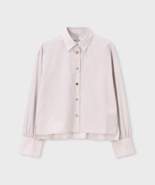 Paul Smith ラッキーチャームボタン ストライプ シャツ