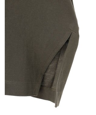 Green Parks 冷っとすずやか　ドルマンカット５分袖プルオーバー Khaki