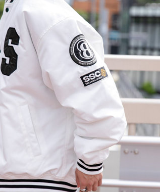 WEGO パテッドワッペンスタジャン ホワイト