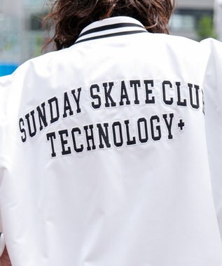 WEGO パテッドワッペンスタジャン ホワイト