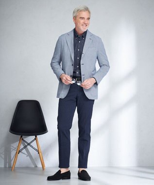 J.PRESS MEN ラッピングエアーコットン ジャケット ネイビー系8