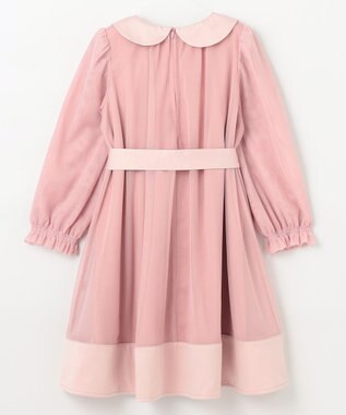 組曲 KIDS 【110-140㎝】チュールフレア ドレス ピンク