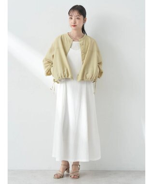 earth music&ecology シャツブルゾン Lime Green