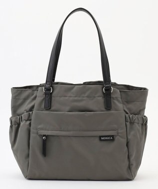 LA BAGAGERIE 【MONICA】ポーチ付き3WAYトートバッグ ダークグレー