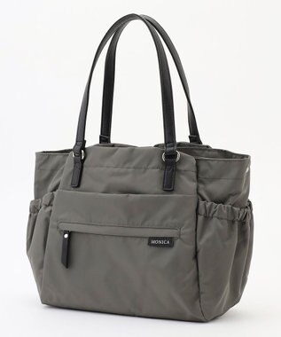 LA BAGAGERIE 【MONICA】ポーチ付き3WAYトートバッグ ダークグレー