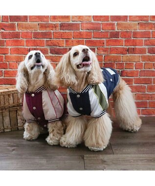 PET PARADISE スヌーピー 遠赤外線 スカジャン アフロ 中型犬 大型犬 パープル