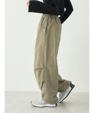 earth music&ecology バルーンシルエットパンツ Khaki