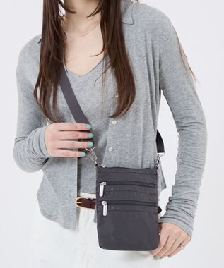 LeSportsac 3 ZIP CROSSBODY/サンダー サンダー
