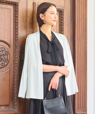 自由区 【好評につき新色追加・接触冷感・UVカット・洗える・XSサイズあり】ハンディカーディガン ミドル丈 黄緑系