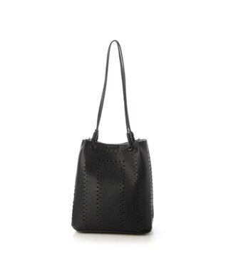 UNBILLION kakatoo パンチングスクエアトート ブラック