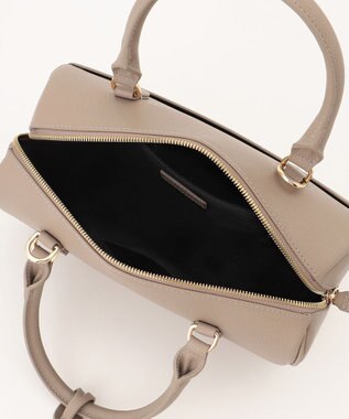 TOCCA T-ECLAIR LEATHERBAG ボストンバッグ ベージュ系