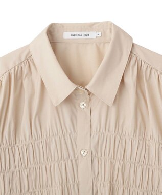 AMERICAN HOLIC シャーリングシャツ Light Beige