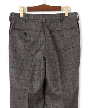 J.PRESS MEN 【WEB・一部店舗限定】ソフトタッチツイスト ウィンドーペーン スラックス ダークブラウン系4