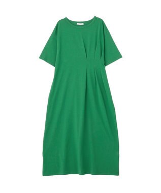 Green Parks 半袖タックカットワンピース