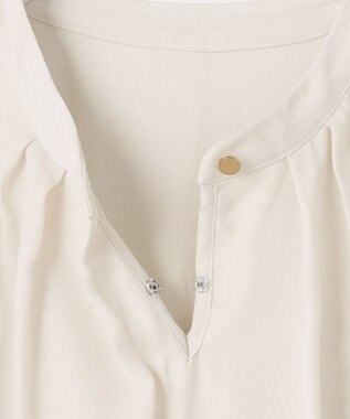 ANY SIS 【WEB・一部店舗限定】エニポカシリーズ ブラウス アイボリー