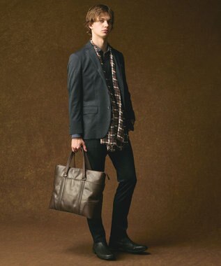 JOSEPH ABBOUD 【ドイツV.FRAAS社】ビンテージチェック ストール ダークブラウン系4