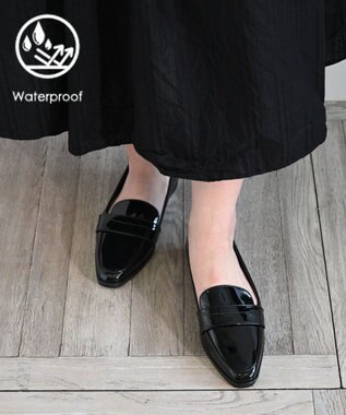 APOM 日本製 晴雨兼用スクエアトゥコインローファー15＜CRAHUG限定＞