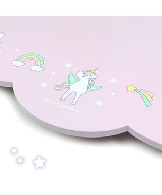 Mother garden マザーガーデン ユニコーンテーブル 雲型 紫