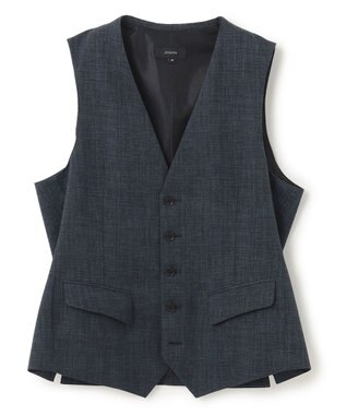 JOSEPH HOMME <3ピース対応> クールドッツストレッチ ジレ ダルブルー系