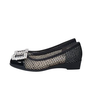 Bridget Birkin 【Bridget Birkin Walk】ビジューモチーフメッシュパンプス ブラックコンビ